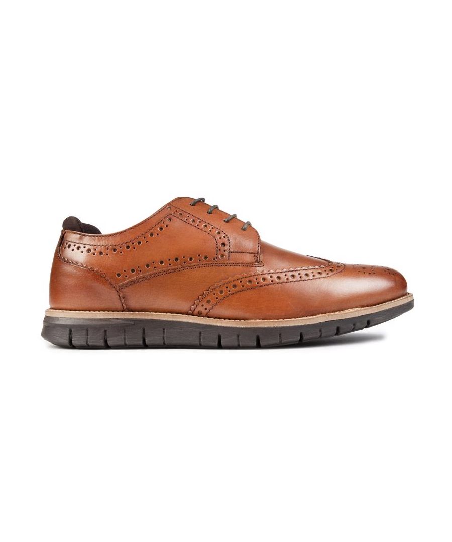 Keep It Cool And Classic In These Tan Travis Brogues By Red Tapes. Featuring A Padded Heel For Comfort, Cushioned Insock For Support, Lightweight Design And Blind Eyelets, This Pair Is Sure To Become Your New Go-to Shoe.