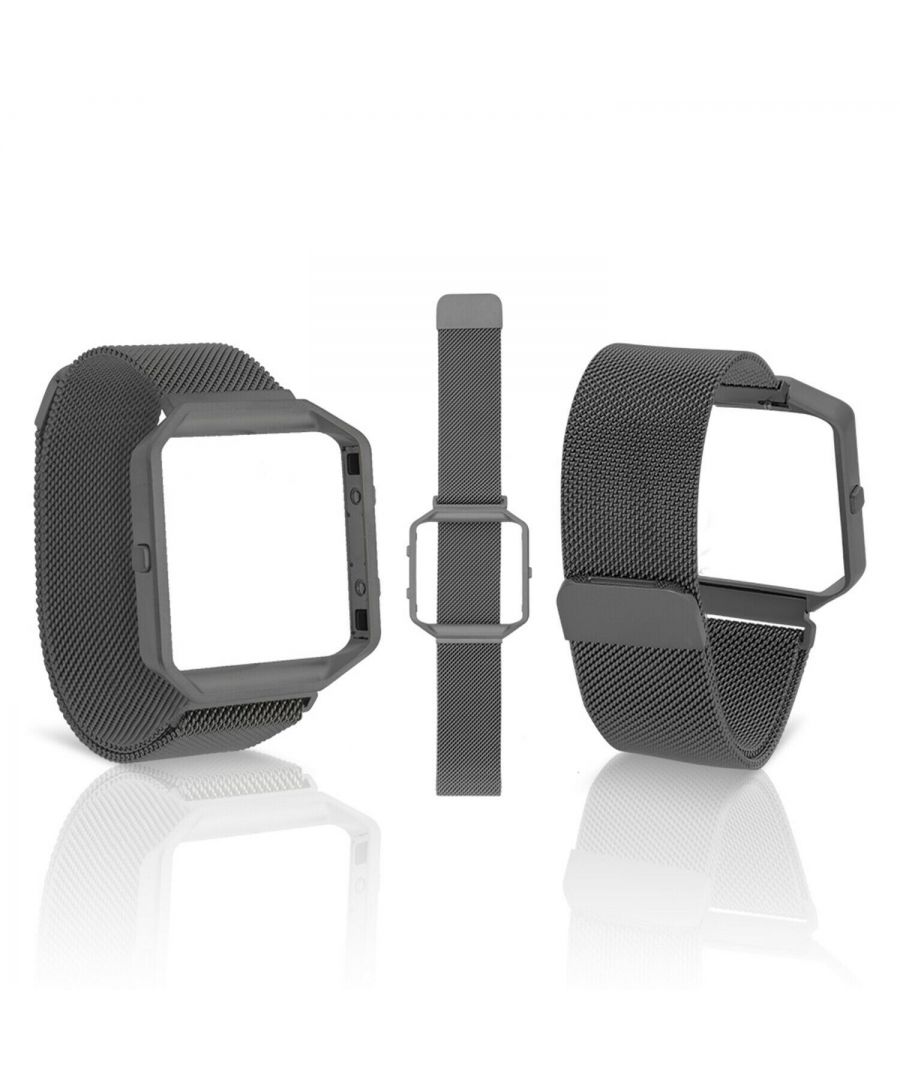 AQ Fitbit Blaze straps Space Grey  A must Have for Fitbit Blaze, nice replacement accessories for Fitbit Blaze Smart Watch. Easy to install and remove. A high-quality wristband cover protects your smartwatch without falling off. Comfortable, durable materials make these bands your go-to accessory through exercise, sweat, sleep, and beyond. Features a combination of functionality and style.