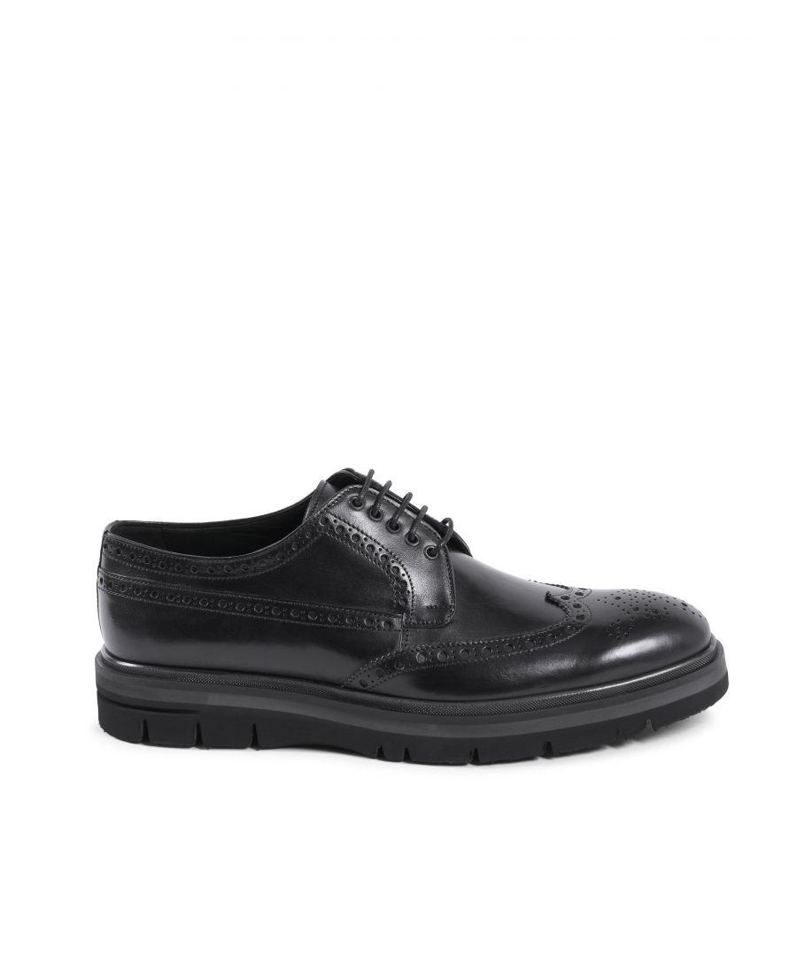 Dee Ocleppo Mens Brogue Shoes EB130 Vitello Nero