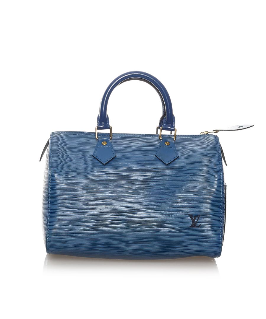 Image for Vintage Louis Vuitton Epi Speedy 25 Blue