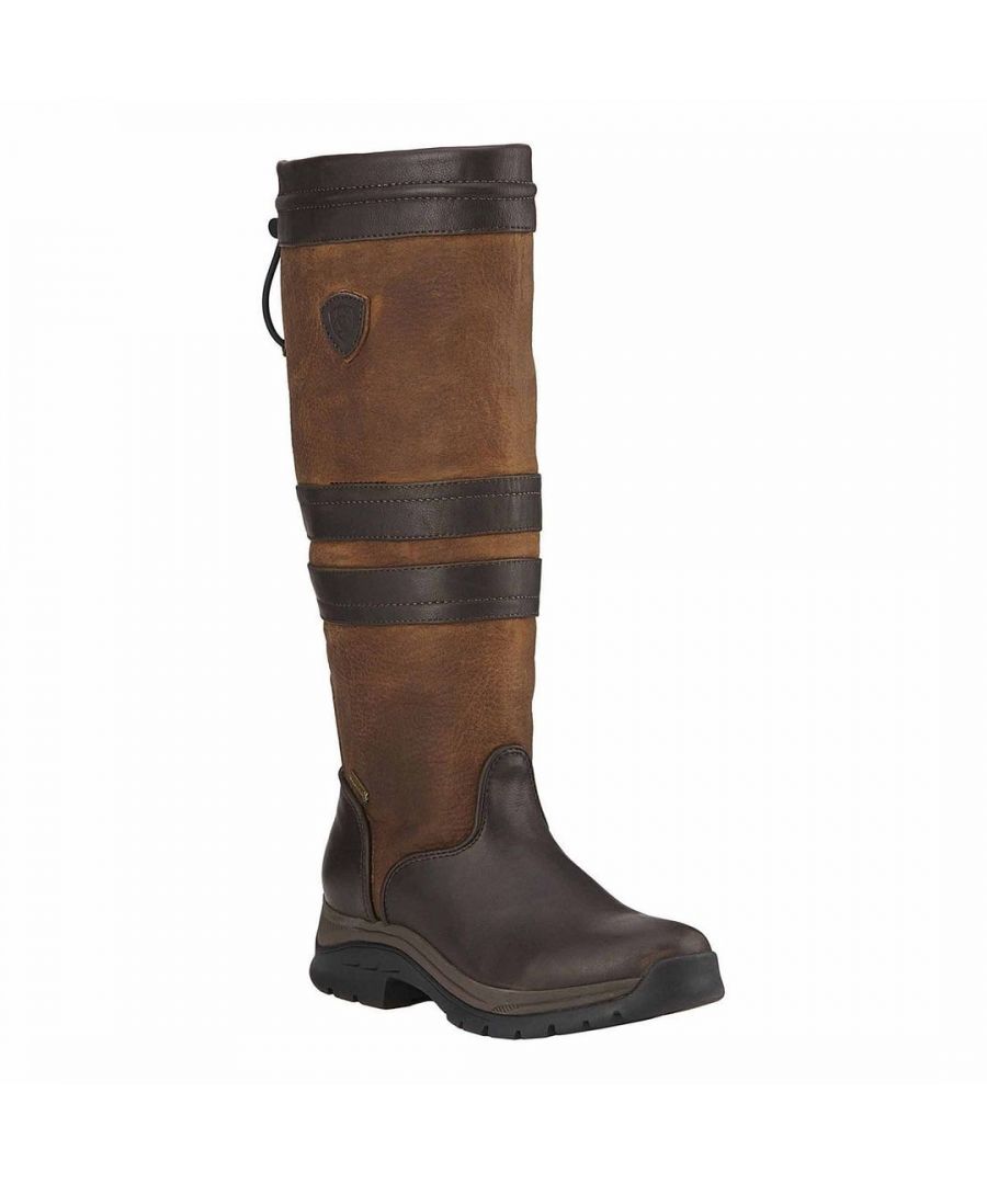 Ariat Braemar GTX Country Slip-On Brown Other Leather Womens Boots 10016304_D