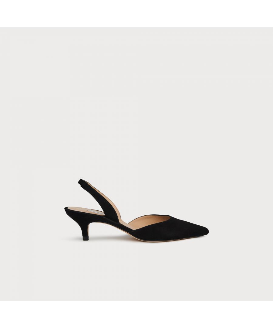 Image for LK Bennett Larissa Court shoe, Black