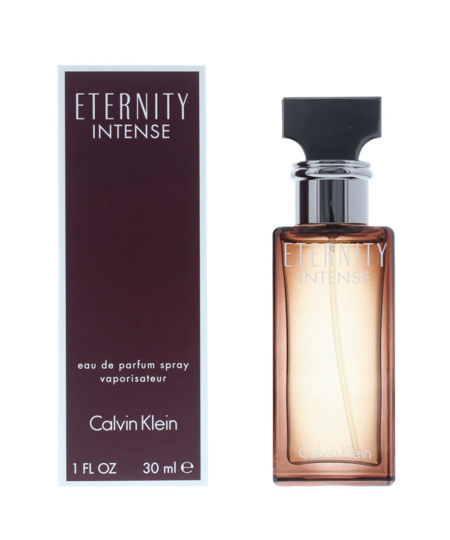 Eternity Intense by Calvin Klein is a floral fragrance for women. Top notes watery notes bergamot orris. Middle notes iris osmanthus rose. Base notes vanilla sandalwood musk. Eternity Intense was launched in 2016.
