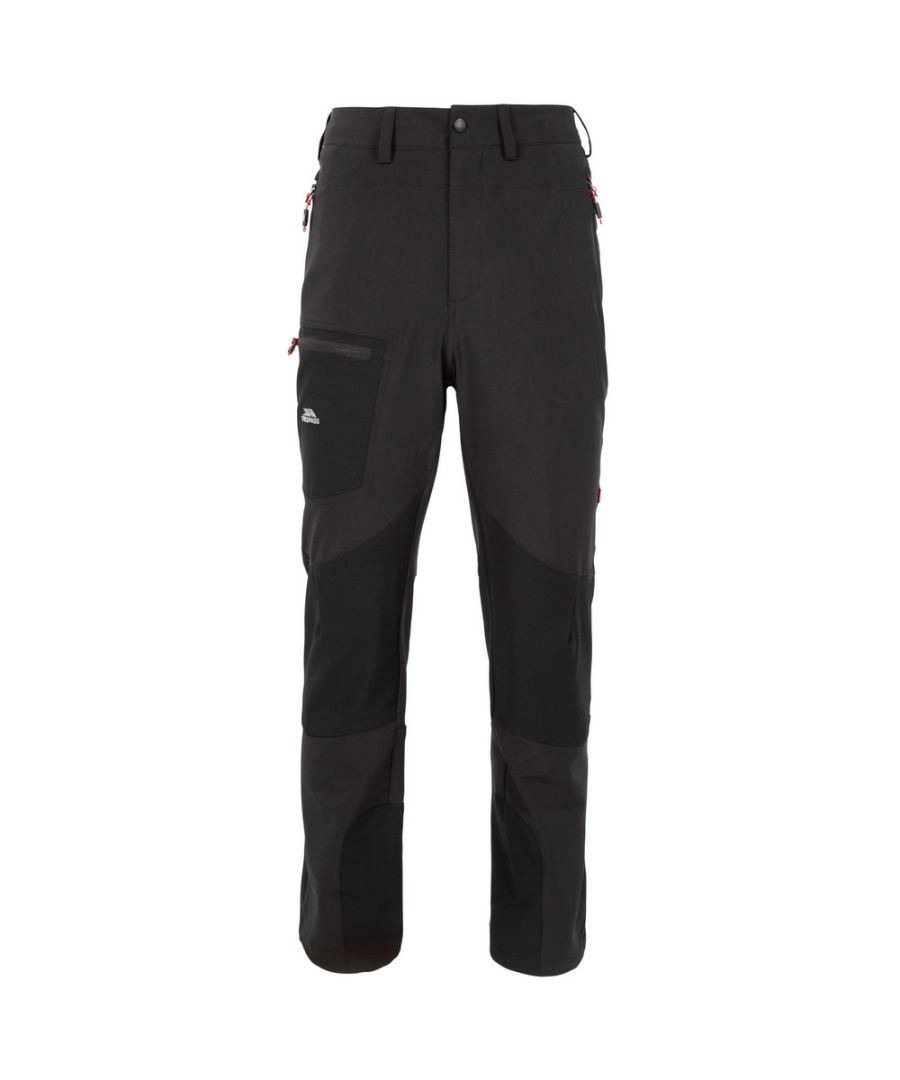 Image for Trespass Mens Passcode Hiking Trousers (Black)