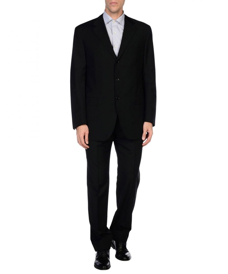 cool wool, no appliqués, lapel collar, solid colour, single-breasted , button closing, single chest pocket, multipockets, long sleeves, lined interior, dual back vents, straight leg cut, mid rise, button, zip