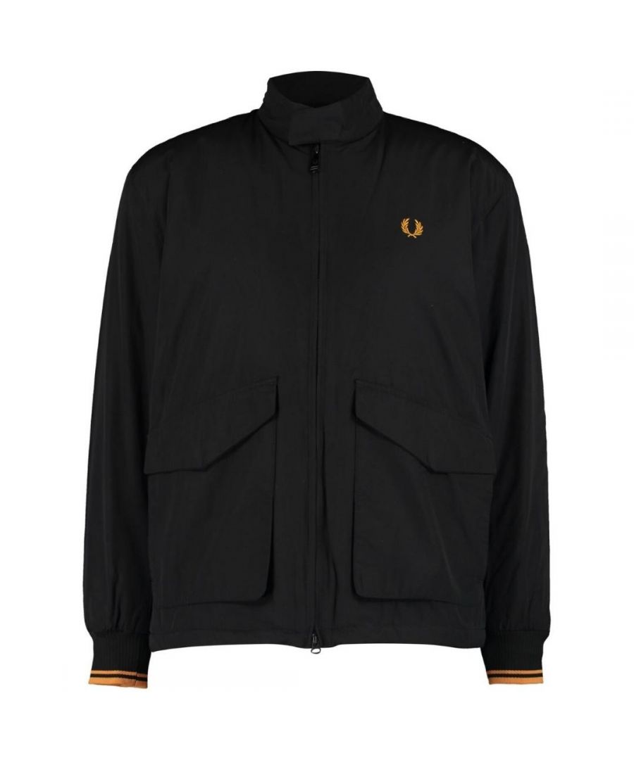 Image for Fred Perry Gold Tipped Black Jacket