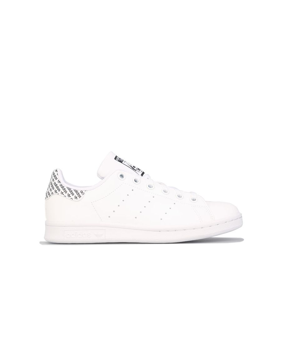 Image for Boy's adidas Originals Junior Stan Smith Trainers in White Black