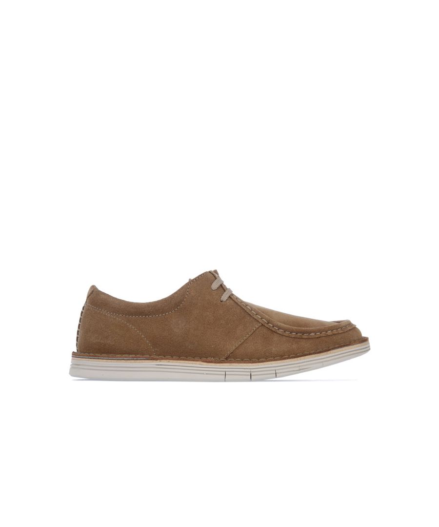 Mens Clarks Forge Run Suede Shoes in sand.- Leather and suede upper. - Lace up closure.- Ortholite technology.- Cushion soft footbed.- Clarks branding.- Rubber sole.- Leather upper  Textile lining  Leather sole.- Ref: 26157912