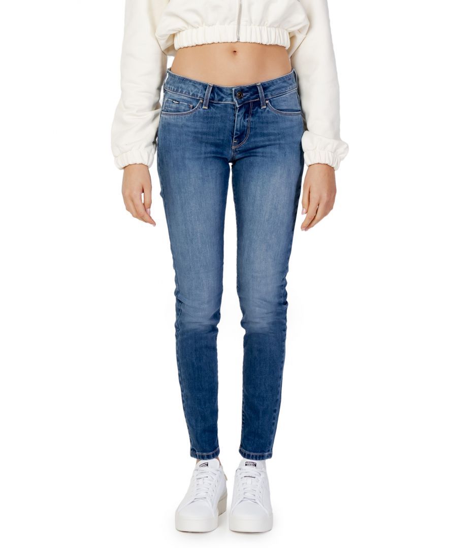 pepe jeans womens - blue cotton - size 28w/30l