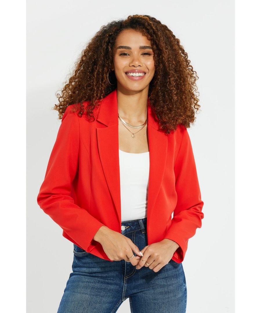 Be on trend with this versatile lightweight blazer from Threadbare featuring a revere collar and lapels, padded shoulders, and two small pockets. Team up with jeans and a t-shirt for a casual daytime look or dress and a pair of heels for a glam night out. Other styles are also available.