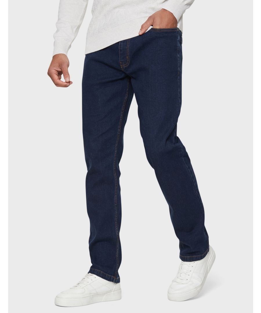 An essential item for everyone's wardrobe, these slim fit jeans from Threadbare will have you covered for comfort and style. They are made from a soft, stretch cotton for a great fit and have 5 pockets and a zip fly. Other washes and leg lengths available.
