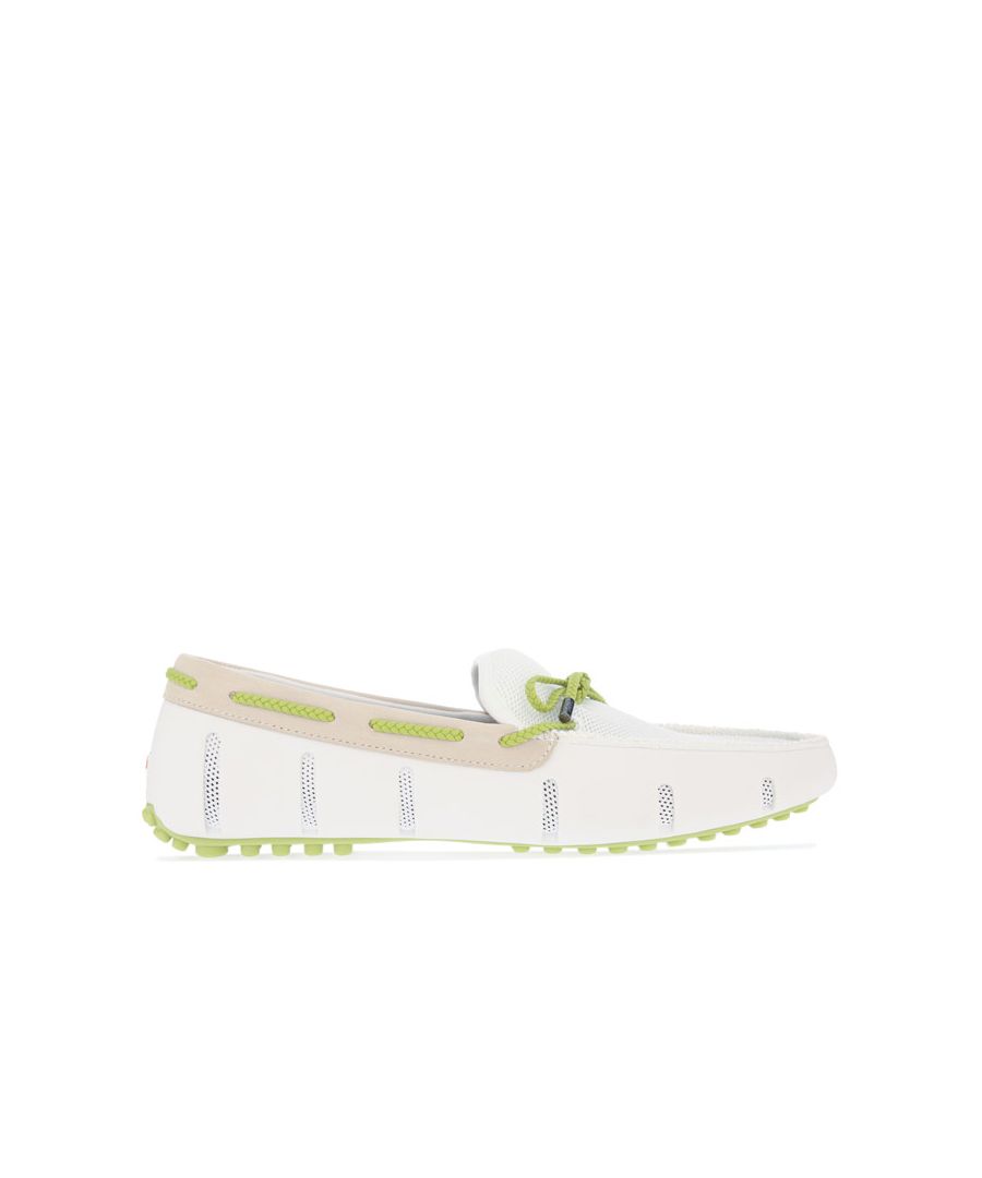 Image for Men's Swims Braided Lace Lux Loafers in White Green