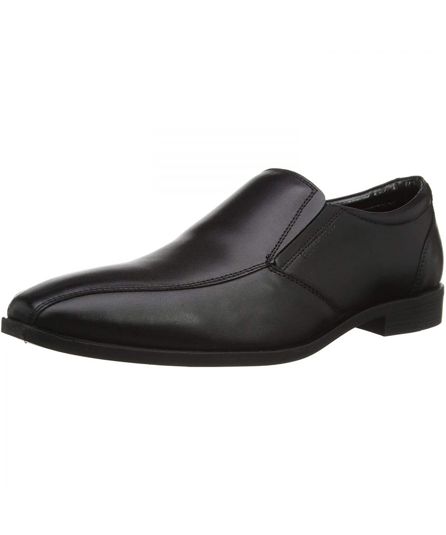 Upper: Leather. Outsole: Rubber. Fastening: Slip-on. Fabric Technology: Memory Foam. Elasticated Gusset, Foam Sock, Hardwearing, Twin Gusset. Low Heel. Cut: Low Cut. Stitching: Accents. Design: Logo, Plain. Toe Style: Square.