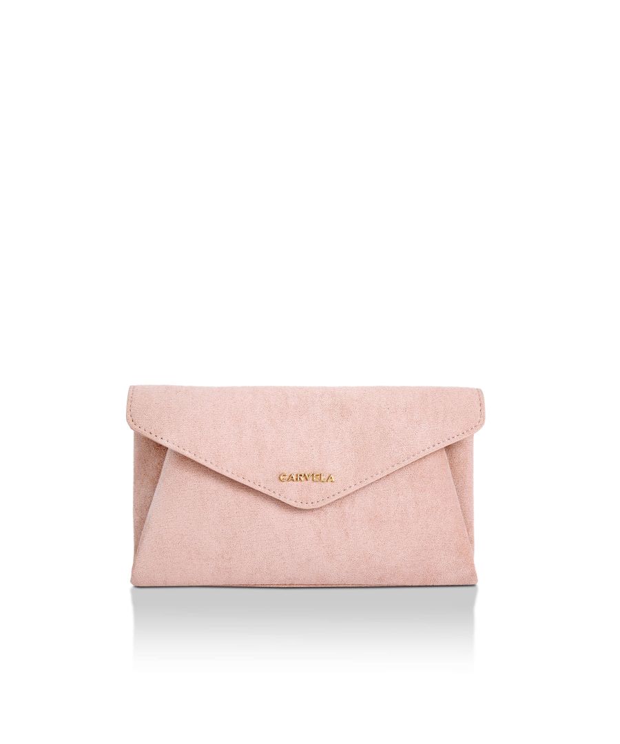 'Megan Envelope Clutch' Suedette Bag