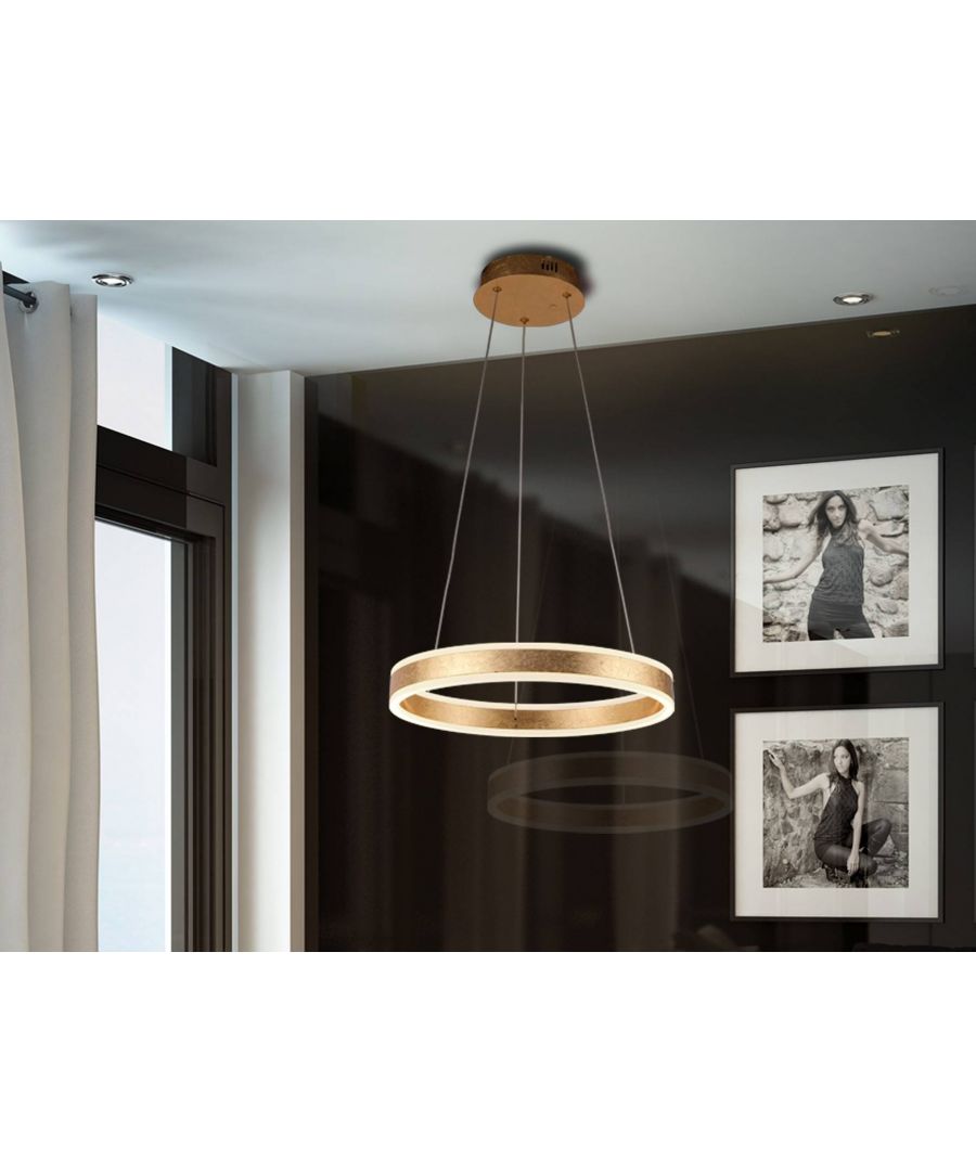 Image for Integrated LED Ceiling Pendant Gold