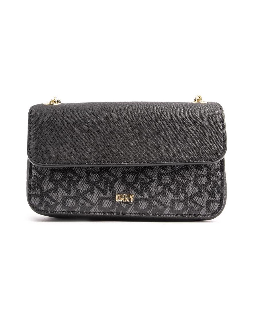 This Chic And Small Handbag From Dkny Is Designed To Be The Perfect Choice For Your Day To Night Outfits. It Features Beautiful Gold Hardware, Chain Shoulder Strap, Dkny Signature Branding And Internal Sections.