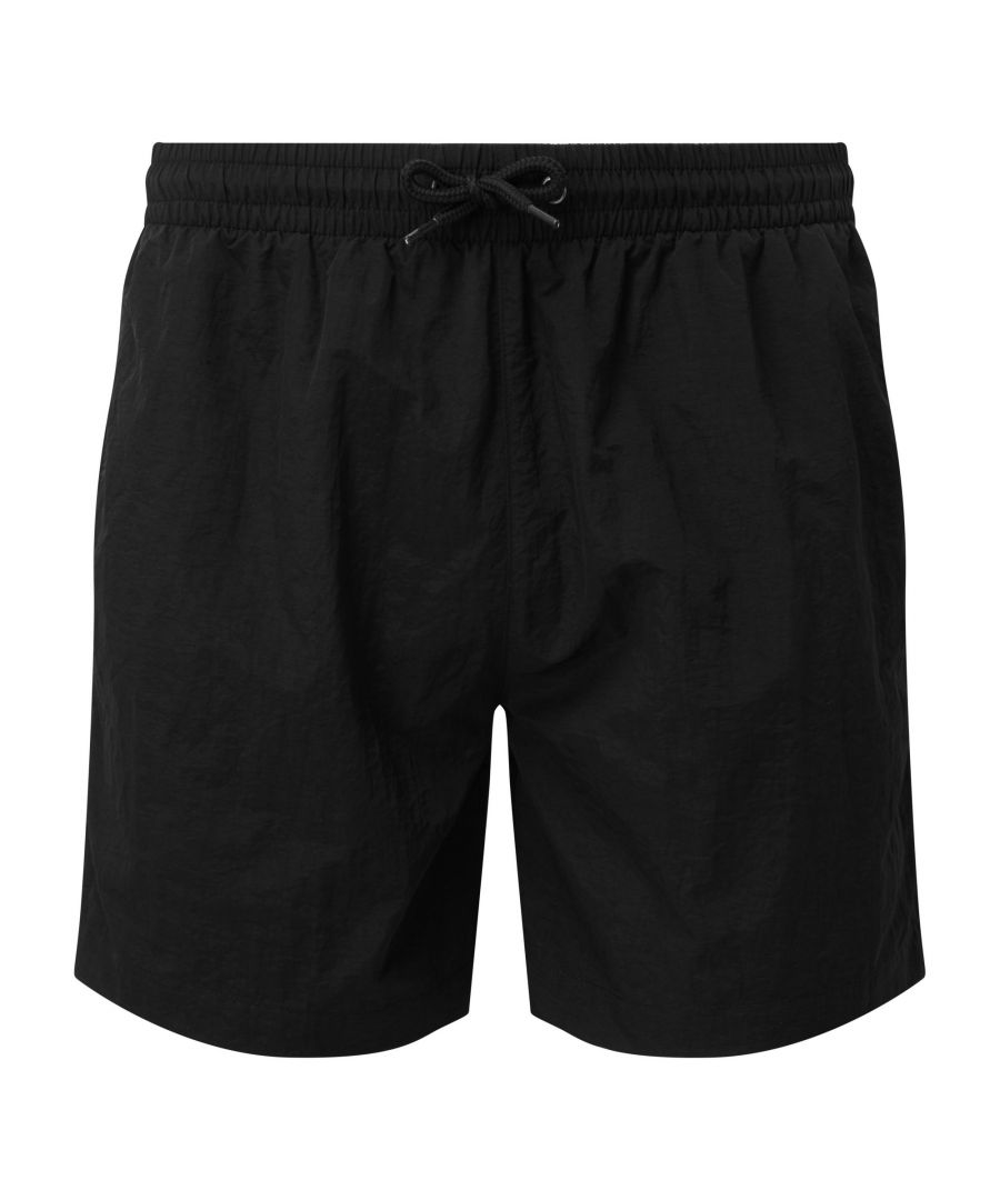 Asquith & Fox Mens Swim Shorts (Black/Black) - Size Large