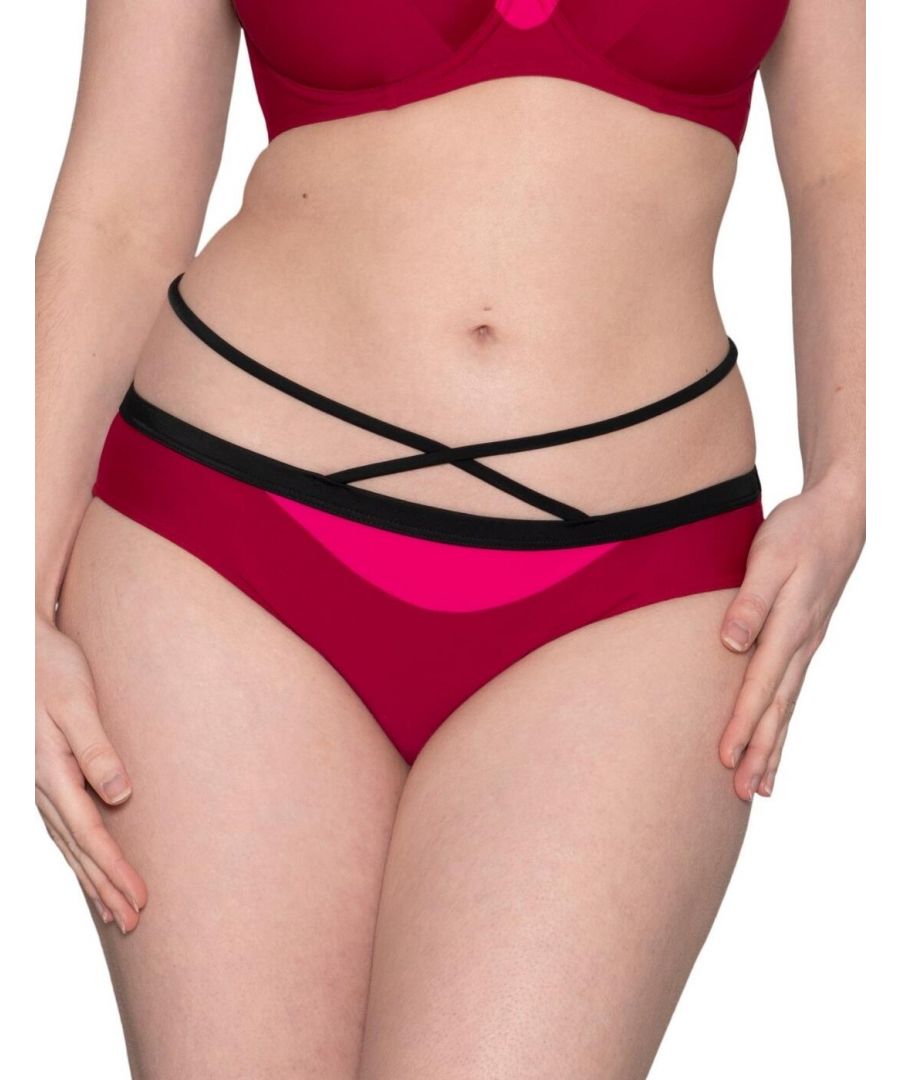 Curvy Kate Womens CS009501 Subtropic Mini Bikini Brief - Multicolour - Size 20 UK