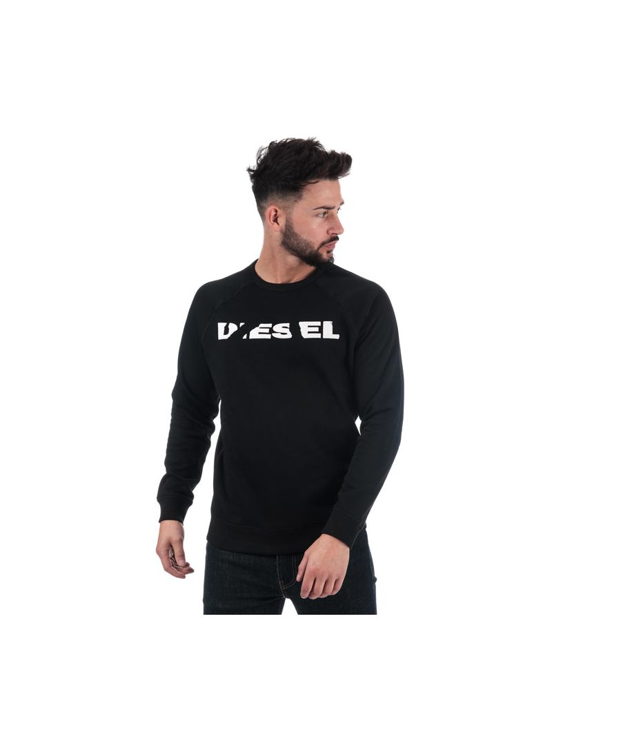Diesel S-Orestes-Bro sweatshirt voor heren, zwart