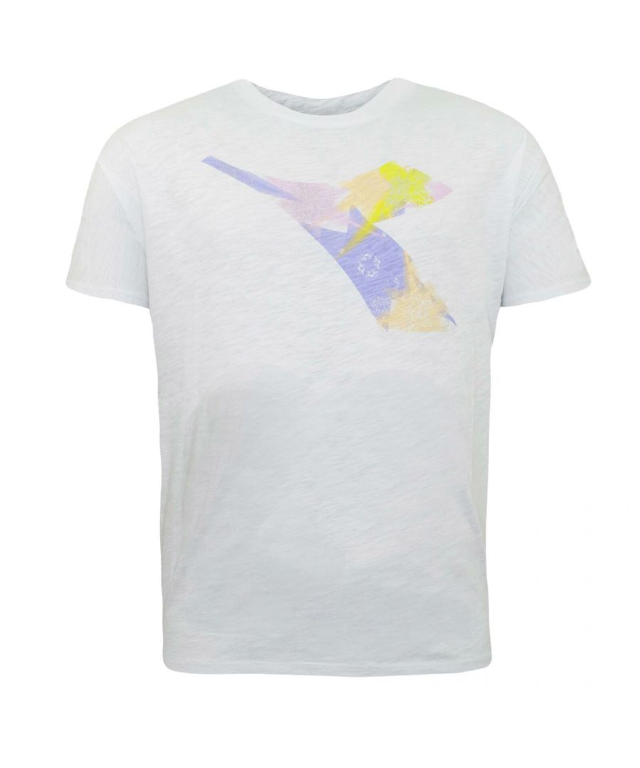 Diadora Womens White T-Shirt - Size Medium