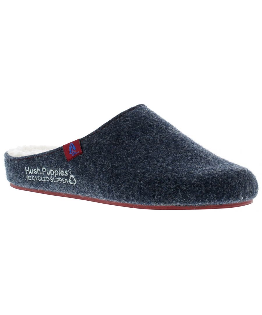 Proudly crafted from 90% Recycled polyster upper and lining. The Good Slipper is a must have this season with its super soft organic cotton sock and 100% recycled foam bed. Made with a durable natural rubber sole for added grip and extra comfort\n-90% Recycled RPET Polyester Upper and Lining.\n-Super Soft Organic Cotton Sock with 100% Recycled Foam Footbed\n-Durable Natural Rubber Sole for Added Grip.