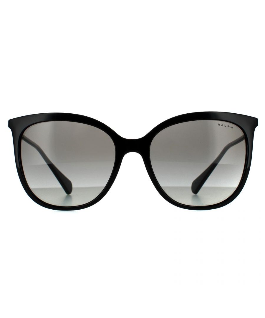 Ralph door Ralph Lauren zonnebril RA5248 500111 Glansende zwartgrijze gradiënt