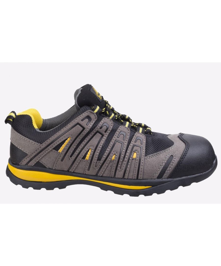 Amblers Safety FS42C Metal Free Lace Up Trainer Mens - Black - Size UK 7