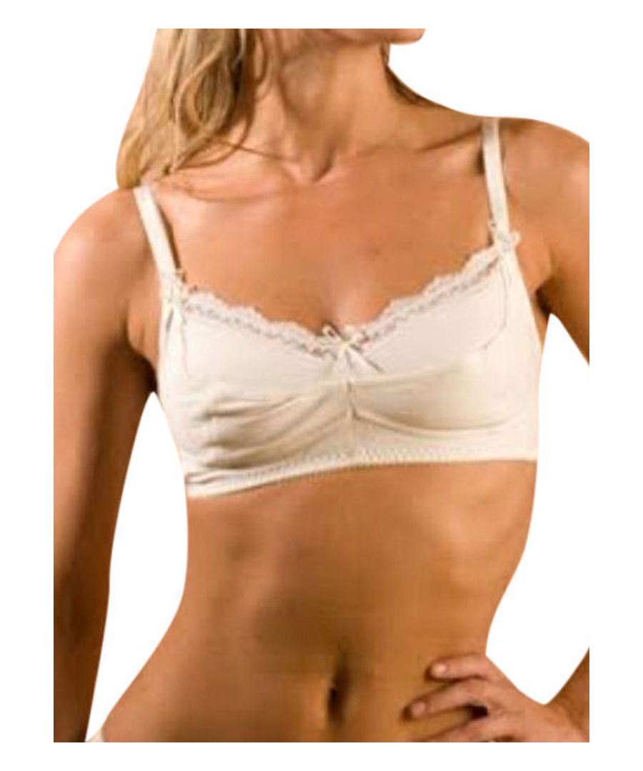 Gorgeous Soft Cup Bra.  Available in Black, Ivory and Pink.  81% Cotton 15% Nylon 4% Elastane.  Six Hook and Eyes.  Wider Straps on Larger Sizes.  Power Mesh Wings for extra Support.