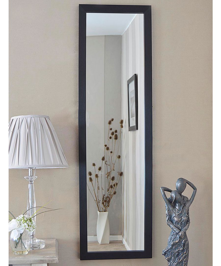 Image for Mackenzie Black Elegant Modern Dress Full length Mirror 130 x 38 cm