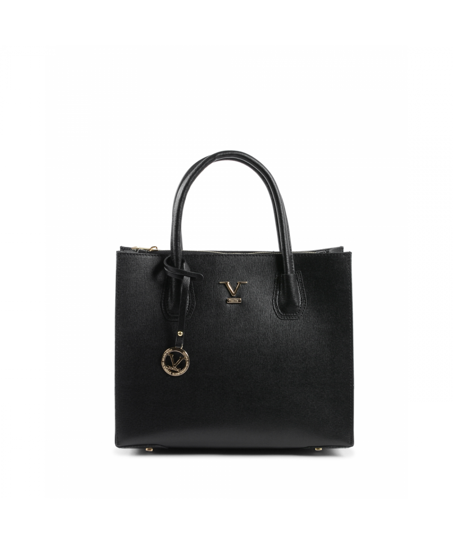 By: 19V69 Italia- Details: BE10275 52 SAFFIANO NERO- Color: Black - Composition: 100% LEATHER - Measures: 33x27x14 cm - Made: ITALY - Season: All Seasons