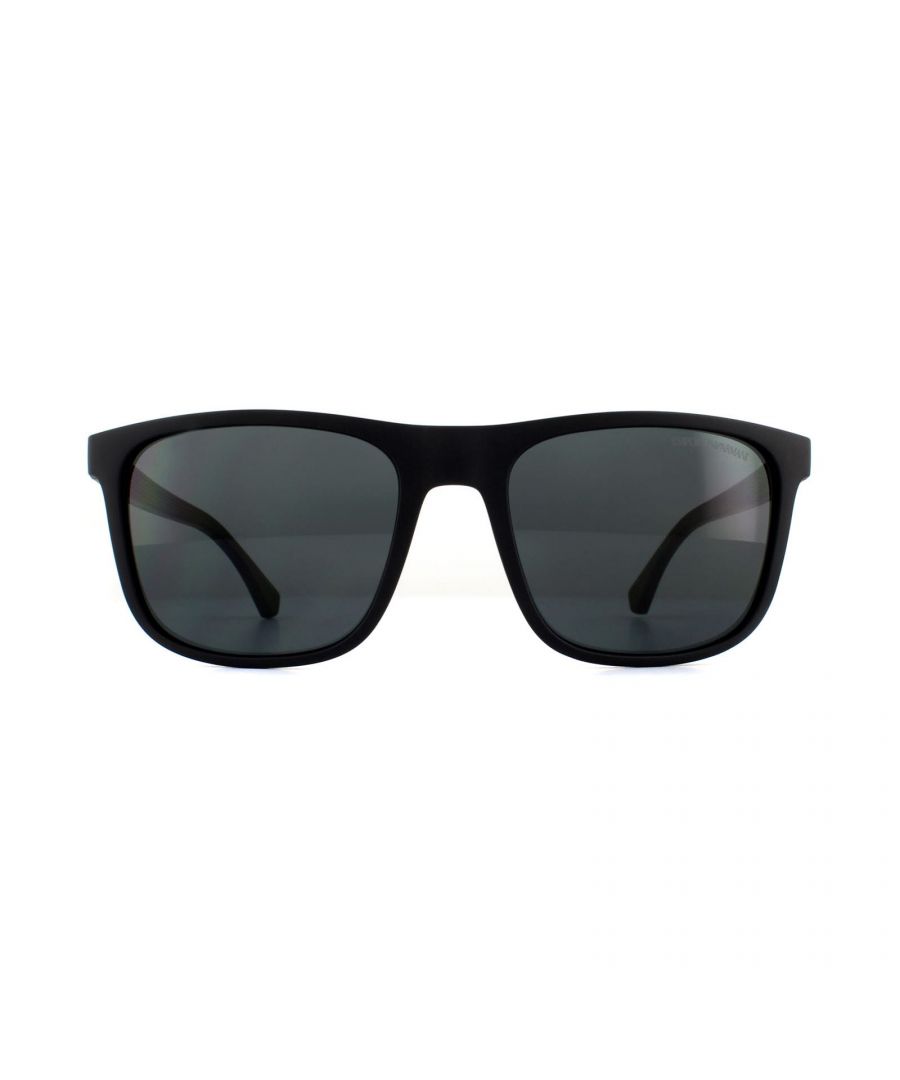 Emporio Armani Sunglasses EA4129 504287 Matte Black Grey Gradient