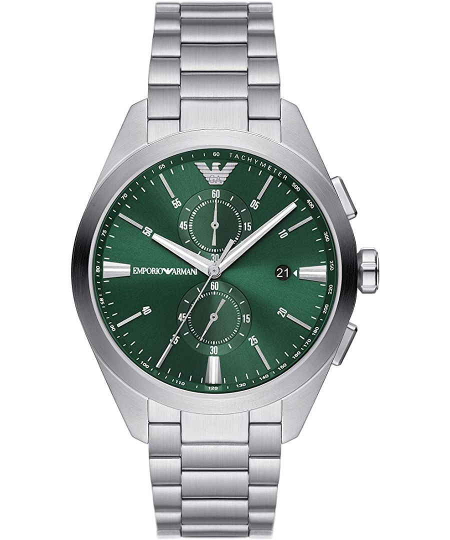 Emporio Armani AR1509 Dark Silver Watch