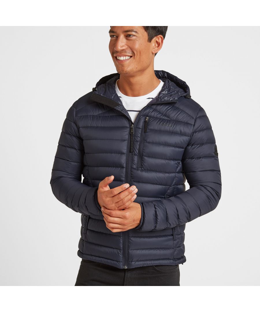 Image for Drax Mens Hooded Down Jacket Navy