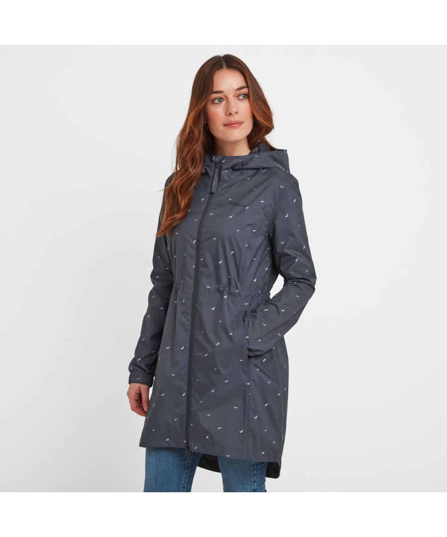 Waterproof Jacket Polka Dark Indigo