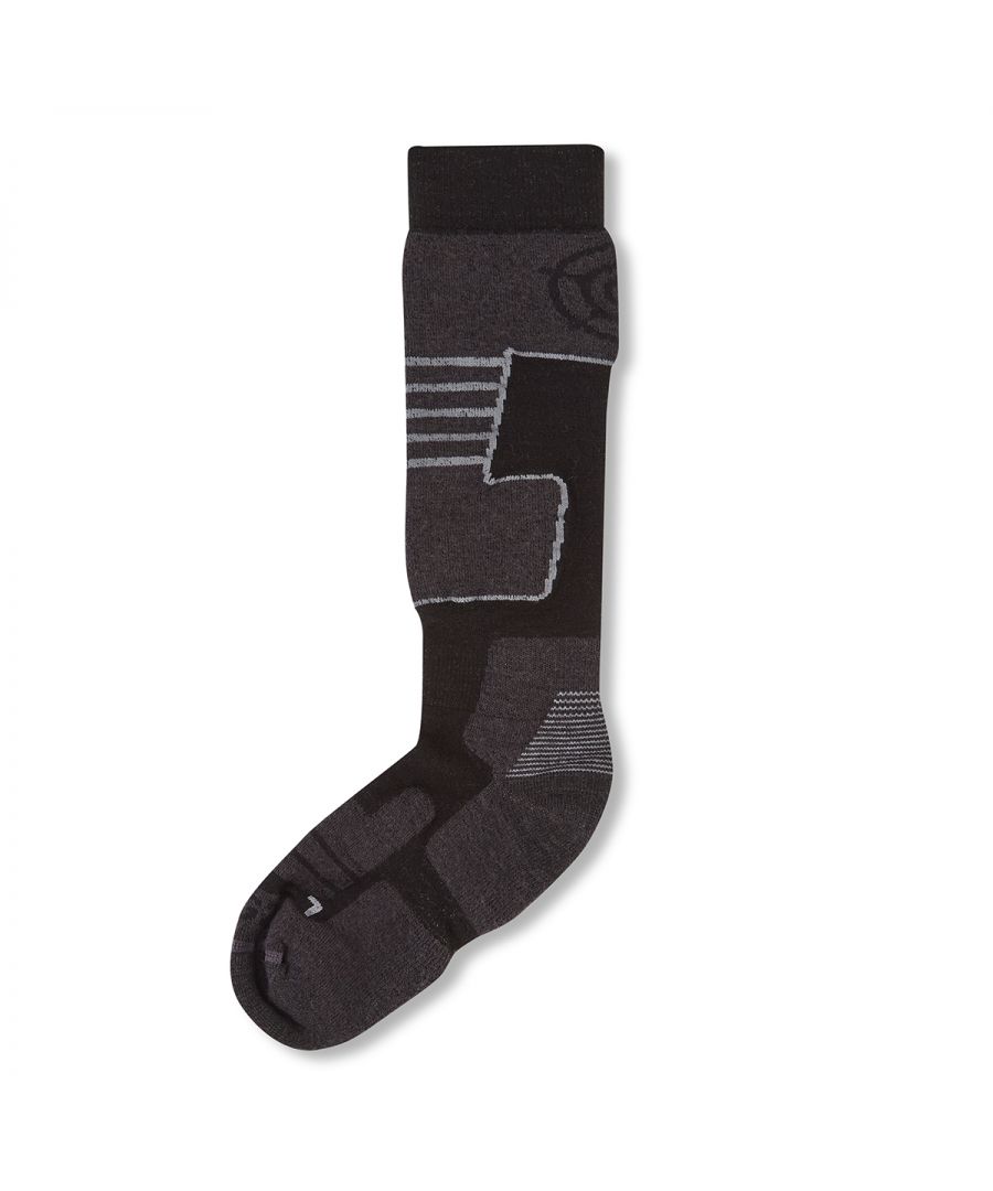 Stride out in these fabulous merino-rich ski socks and you won’t look back. Built for comfort, Scheffau incorporates special heat-regulating fibres that distribute warmth effectively across the foot and leg to create a more even temperature spread. Features include reinforced heel, toe and sole panels, soft grip cuff and elasticated ankle and arch support.
