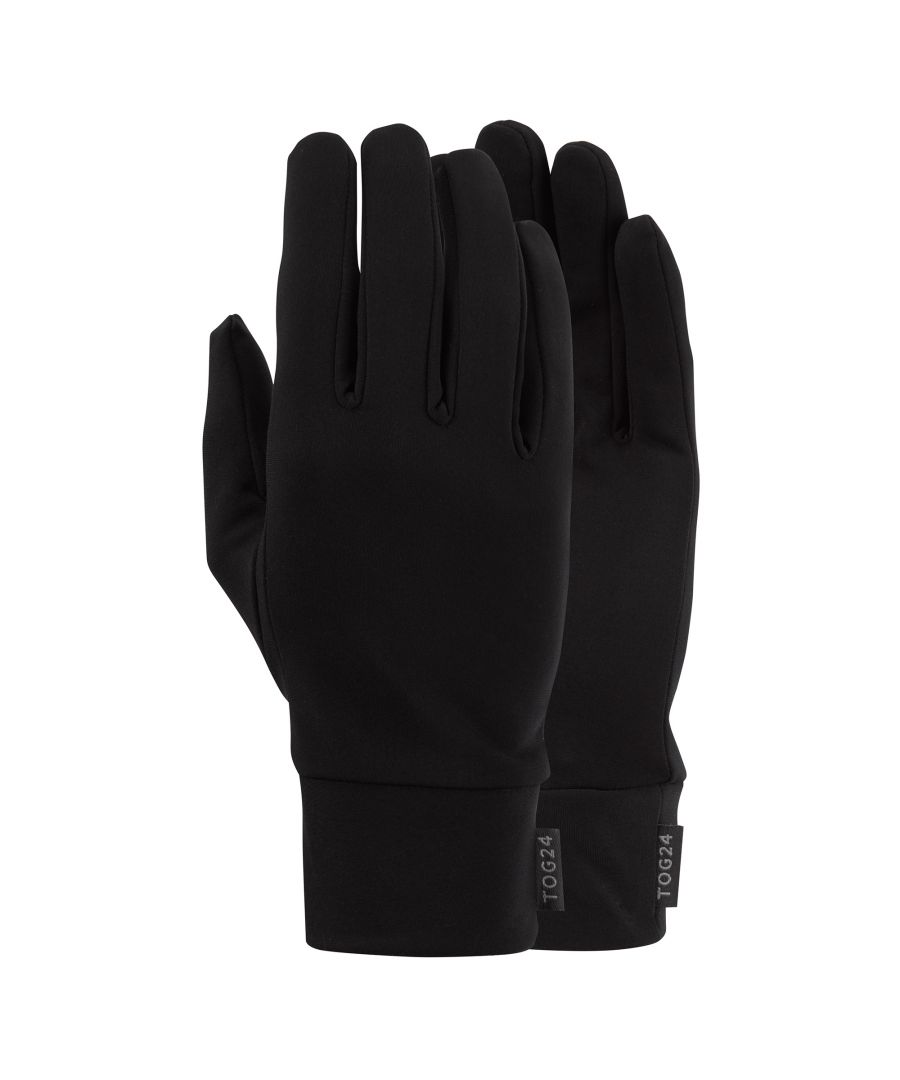Stretchy and extremely lightweight, Trace gloves solve the problem of warmth without bulk while brilliantly doubling as a liner glove when temperatures plunge. Multi-purpose, Trace are so useful to have handy, whether you're out and about or enjoy active pursuits such as running or cycling through our stunning Yorkshire scenery. Supersoft, the brushed interior keeps hands warm and an extra bonus is that the lightweight fabric dries quickly so, if you get wet, it's easily sorted. Trace comes in versatile black with a small TOG24 woven label on the cuff.