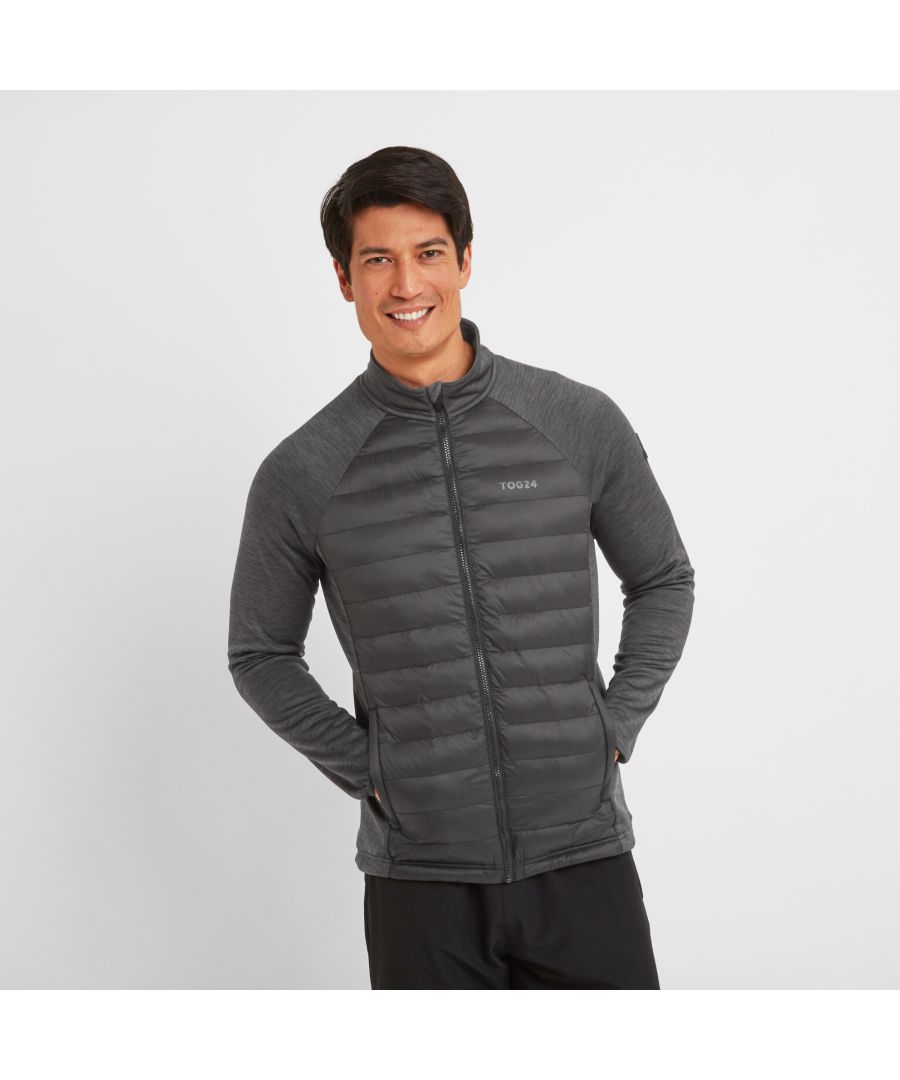 Helme Mens Padded Jacket Grey Marl