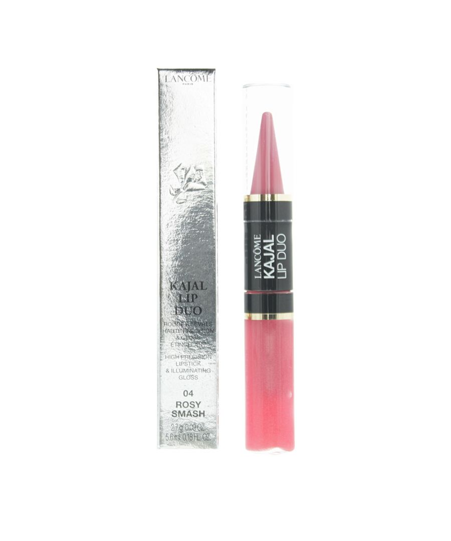 The Lancome Lip Duo Lip Color is the ideal 2-in-1 for the lips. The duo contains a high precision lipstick at one end and an illuminating lip gloss at the other. Each can be worn individually, or they can be combined to give a super strong and eye catching look.