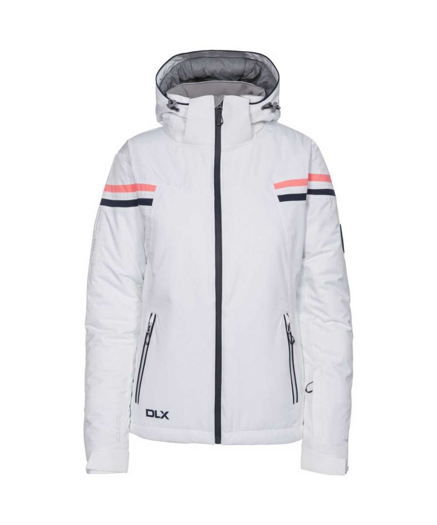Shell: 100% Polyester, PU membrane, Lining: 100% Polyamide/100% Polyester, Filling: 100% Polyester. Stretch fabric. Adjustable zip off hood. Underarm ventilation zips. Chest size: xs (32in), s (34in), m (36in), l (38in), xl (40in), xxl (42in)