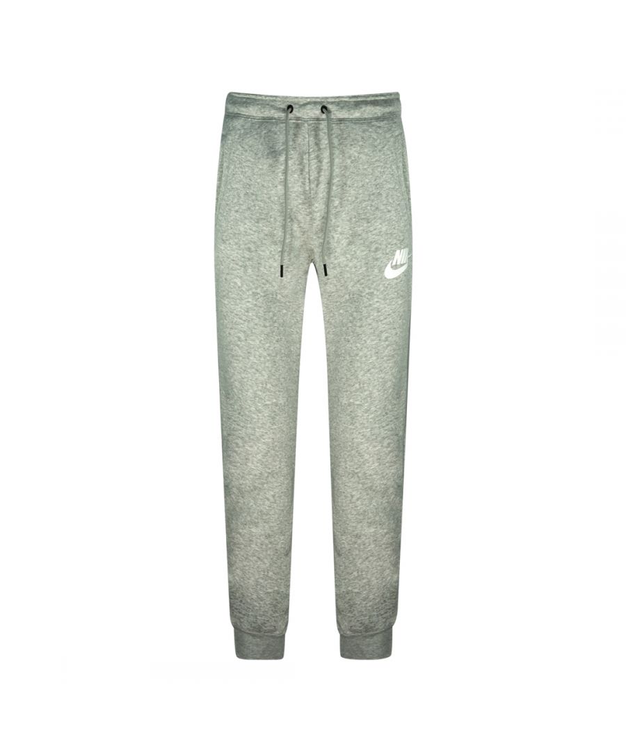Nike Womens Sportswear Essential Grey Sweatpants Cotton - Size Small