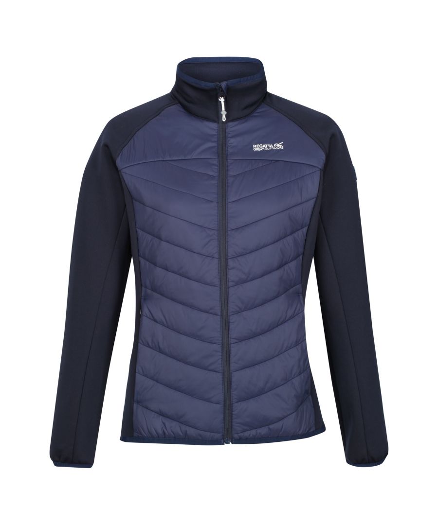 Material: 100% Polyamide. Fabric: Extol Stretch. Filling: Feather-Free. Design: Logo, Quilted. Fabric Technology: Durable, DWR Finish, Insulating, Lightweight, Warmloft, Water Repellent. Inner Zip Guard. Sleeve-Type: Long-Sleeved. Neckline: Standing Collar, Stretch Binding. Cuff: Stretch Binding. Pockets: 2 Zip Pockets. Fastening: Zip. Hem: Stretch Binding.