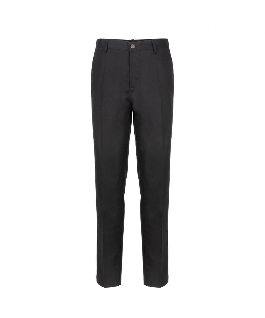 Slazenger Golf Trousers Mens - The Slazenger Golf Trousers are cut with a regular fit and feature a buttoned waist with zipped fly, styled with the Slazenger logo embroidered subtly to the waist. You do not want to miss out on these ones, breathable and lightweight, these make the trousers a dream to wear. The classic fit is something that you do not want to miss out on. > Fit Type: Standard Fit > Rise: Mid Rise > Length: Full Length > Fabric: Polyester > Fastenings: ZIp Fly > Cuffs: Open Hem > Lining: Unlined > Pockets: Open Pockets > Care Instructions: Machine Wash, According To Care Label