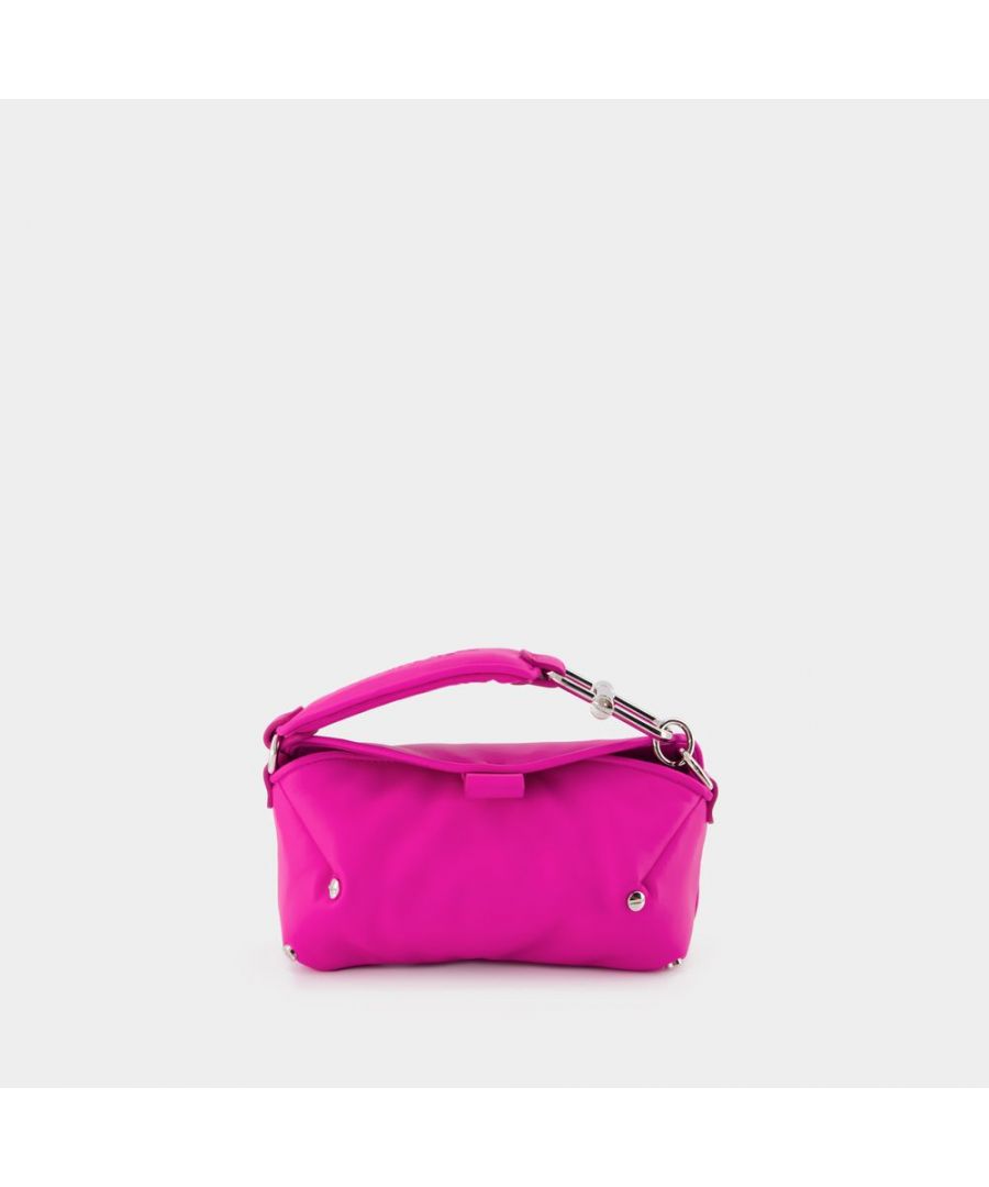 BDIEGO Pink Neon Handbag With Crossbody Strap