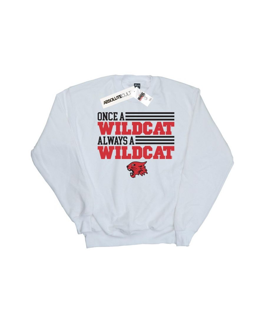 Disney Mens High School Musical The Once A Wildcat Sweatshirt (White) - Size 2XL