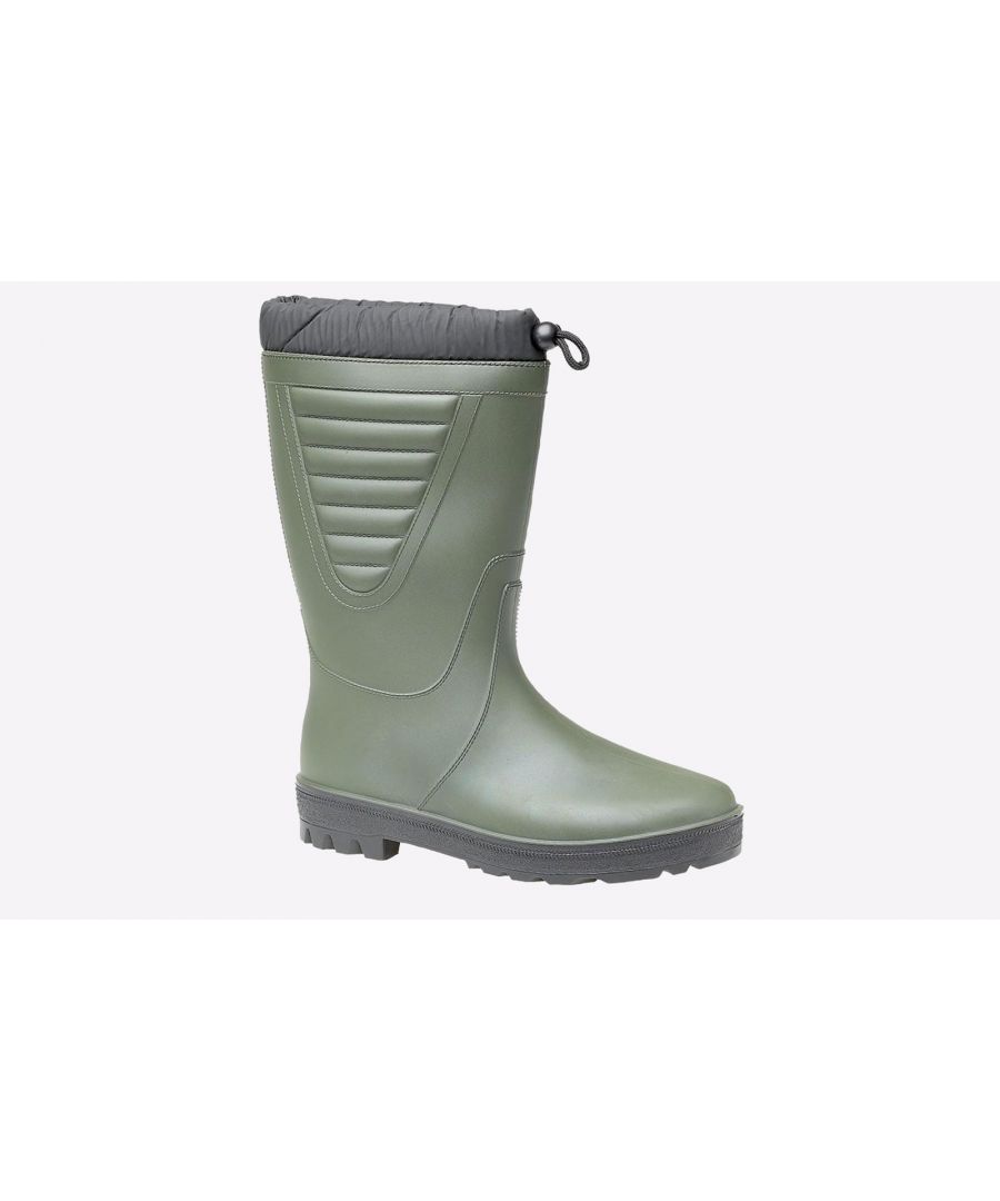 Stormwells Polar Tie Top Boots Mens - Green - Size UK 9