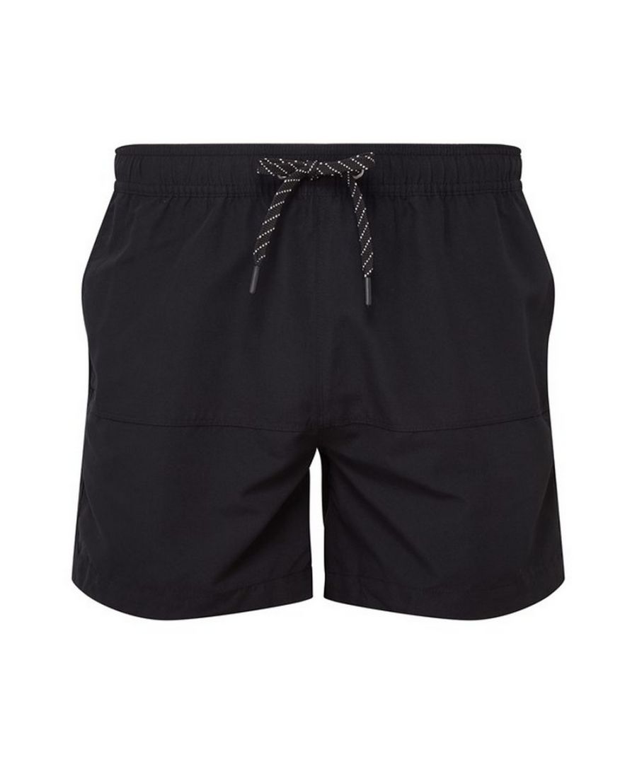 Asquith & Fox Mens Swim Shorts (Black) - Size Large