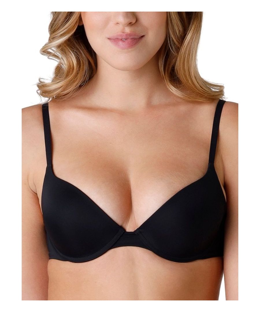 Wonderbra Ultimate T-Shirt Bra. With graduated padding, a push up effect and cotton feel cups. Recommended hand-wash only.