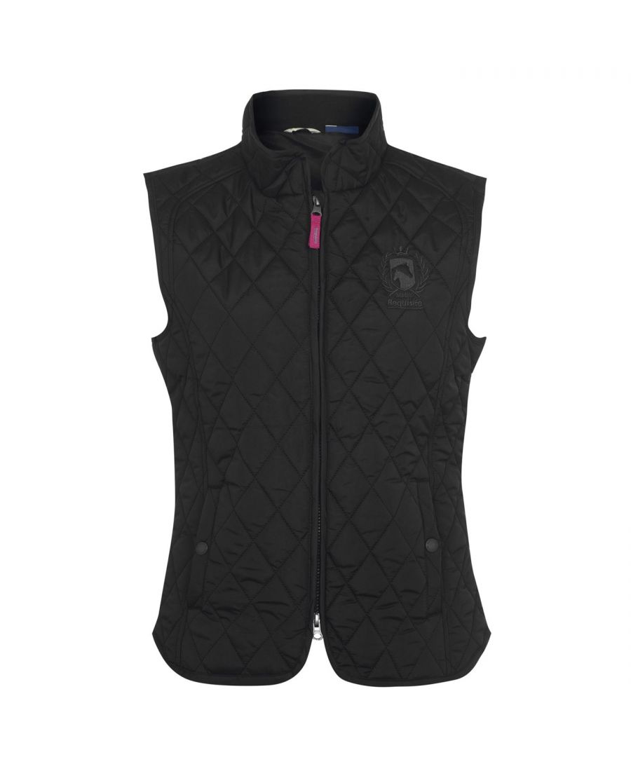 Image for Requisite Womens Zipped Side Pockets Lightweight Jacket Gilet Ladies