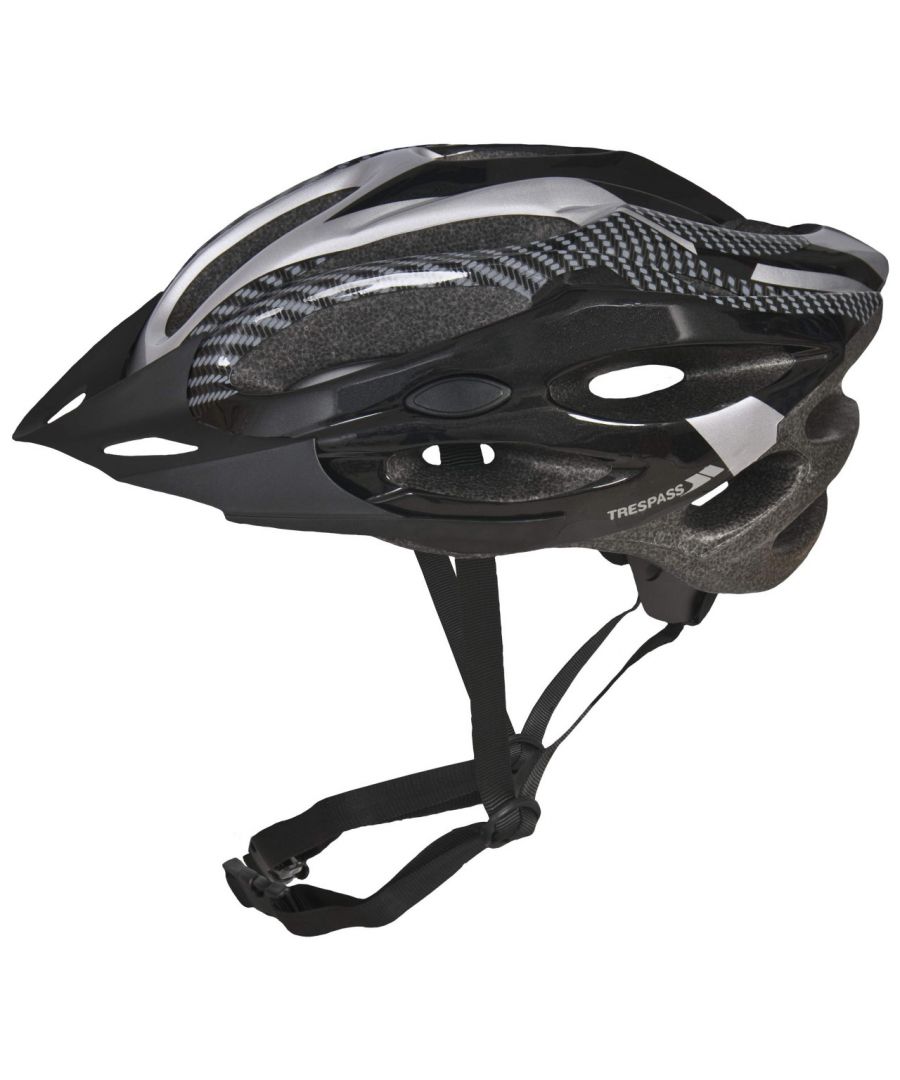 Trespass Adults Unisex Crankster Cycling Helmet - Black - Size Small