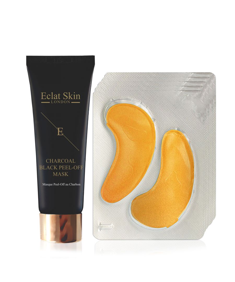 PURIFYING BLACK PEEL-OFF MASK 50ml\n\nEclat Skin Londonâ€™s Purifying Black Peel-Off Mask aims to purify, cleanse and retextures\nthe top layer of the skin. Containing natural bamboo charcoal and white peony root extract this peel of mask is a great treatment for dull, tired looking skin with imperfections. The formula is sticky black gel that is easy to apply even layer to the skin.\n\nKey Ingredients:\n\nBAMBOO CHARCOAL\nBamboo Charcoal has a long history of use first documented in China in 1486 AD, during the Ming Dynasty. The Activated Bamboo Charcoal is so fine that it can act like a magnet to capture and trap toxins and excess oil by adhering them to itself.Â \n\nWHITE PEONY ROOT EXTRACT\nWhite Peony root extract aims to sooth and moisturise the skin. It is anti-bacterial and works to promote skin healing.\n\nGLYCERIN\nGlycerin mimics whatâ€™s known as skinâ€™s natural moisturising factor (NMF), which is why itâ€™s compatible with all skin types, of all ages. It also helps the skin to shield from environmental sources of irritation and aims to Improve skinâ€™s resiliency and youthful look.\n\nDirections for use: Apply thick opaque even layer to clean, dry skin. Avoid eye area, eyebrows, hairline and lips. Leave on for 15 - 30 minutes or until completely dry. Peel off from the edges gently. Use once or twice a week.\n\nGOLD UNDER EYE PATCH 24K GOLD - 5X2 PADS\n\nEclat Skin Londonâ€™s Gold Under Eye Patch aims to illuminate and smooth your eye\narea. Infused with Gold, we aim to reduce the visible signs of fatigue under the eye, giving you a radiant-looking complexion. The eye pads are filled with serum that feels cool to the skin and is full of moisture.\n\nKey Ingredients:\n\n24 K - CARAT GOLD\nGold has been used in skincare from Egyptian times, it is said that Cleopatra used to sleep with a gold mask. Gold is a true anti-ageing ingredient as it is anti-oxidant that protects, balances and calms the skin as well as aims to brighten and firm.\n\nPROVITAMIN B5\nProvitamin B5 aims to retain and preserve moisture. Provitamin B5 protects the skinâ€™s barrier and helps the skin to retain its moisture levels and shield it from irritation. By applying a product with Provitamin B5, you will maximise your skinâ€™s hydration while improving its softness and elasticity.\n\nGLYSERIN\nGlycerin mimics whatâ€™s known as skinâ€™s natural moisturising factor (NMF), which is why itâ€™s compatible with all skin types, of all ages. It also helps the skin to shield from environmental sources of irritation and aims to Improve skinâ€™s resiliency and youthful look.\n\nDirections for use: Apply each pad to the underside of each eye. Leave for 10-15 minutes. Remove and gently massage in any residue. Do not re-use the pads. Use weekly.